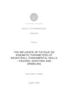 The influence of fatigue on kinematic parameters of basketball fundamental skills – passing, shooting and dribbling