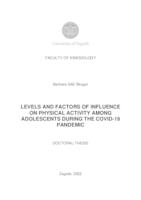 Levels and factors of influence on physical activity among adolescents during the COVID-19 pandemic