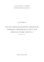 prikaz prve stranice dokumenta PILATES TIJEKOM TRUDNOĆE: PRAKTIČNE SMJERNICE I PREPORUKE ZA OČUVANJE ZDRAVLJA MAJKE I DJETETA