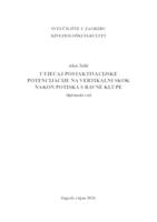 prikaz prve stranice dokumenta Utjecaj postaktivacijske potencijacije na vertikalni skok nakon potiska s ravne klupe