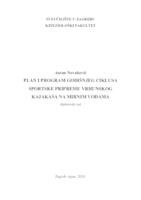 prikaz prve stranice dokumenta PLAN I PROGRAM GODIŠNJEG CIKLUSA SPORTSKE PRIPREME VRHUNSKOG KAJAKAŠA NA MIRNIM VODAMA