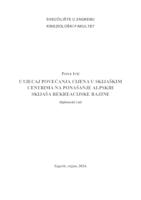 prikaz prve stranice dokumenta Utjecaj povećanja cijena u skijaškim centrima na ponašanje alpskih skijaša rekreacijske razine