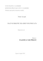 prikaz prve stranice dokumenta Razvoj brzine mladih nogometaša