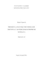 prikaz prve stranice dokumenta Primjena atletske metodologije treninga u kondicijskoj pripremi tenisača