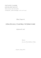 prikaz prve stranice dokumenta Strategija i taktika teniske igre